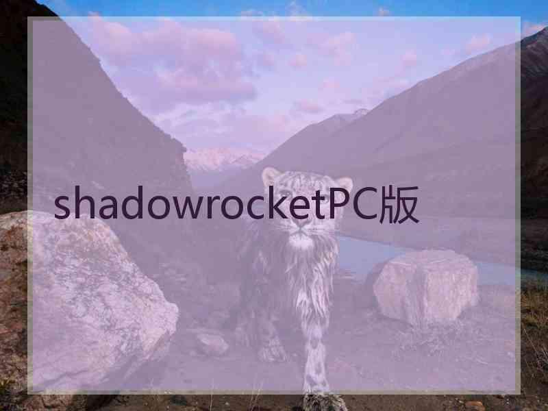 shadowrocketPC版
