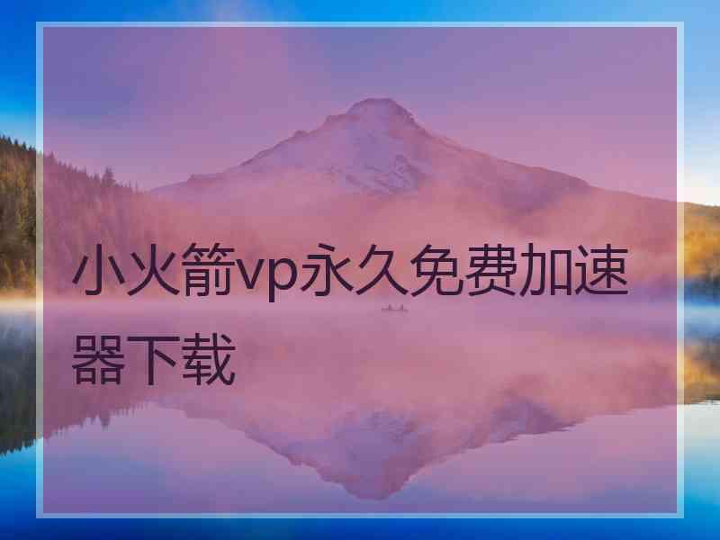 小火箭vp永久免费加速器下载