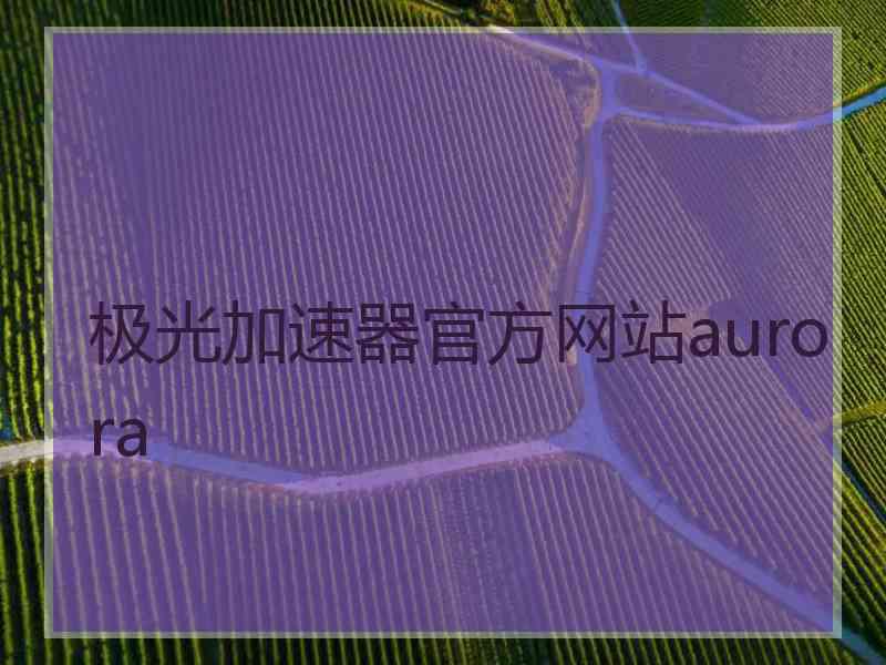 极光加速器官方网站aurora